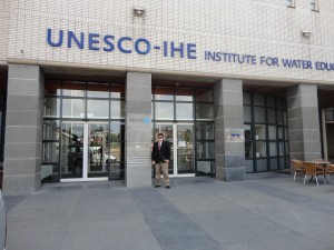 Colin at UNESCO-IHE